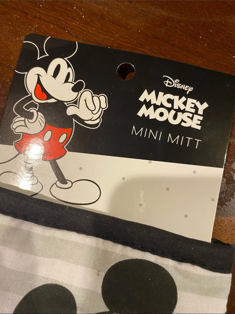 Disney Mickey Mouse Kids Mini Mitt in Gray, Red & Yellow